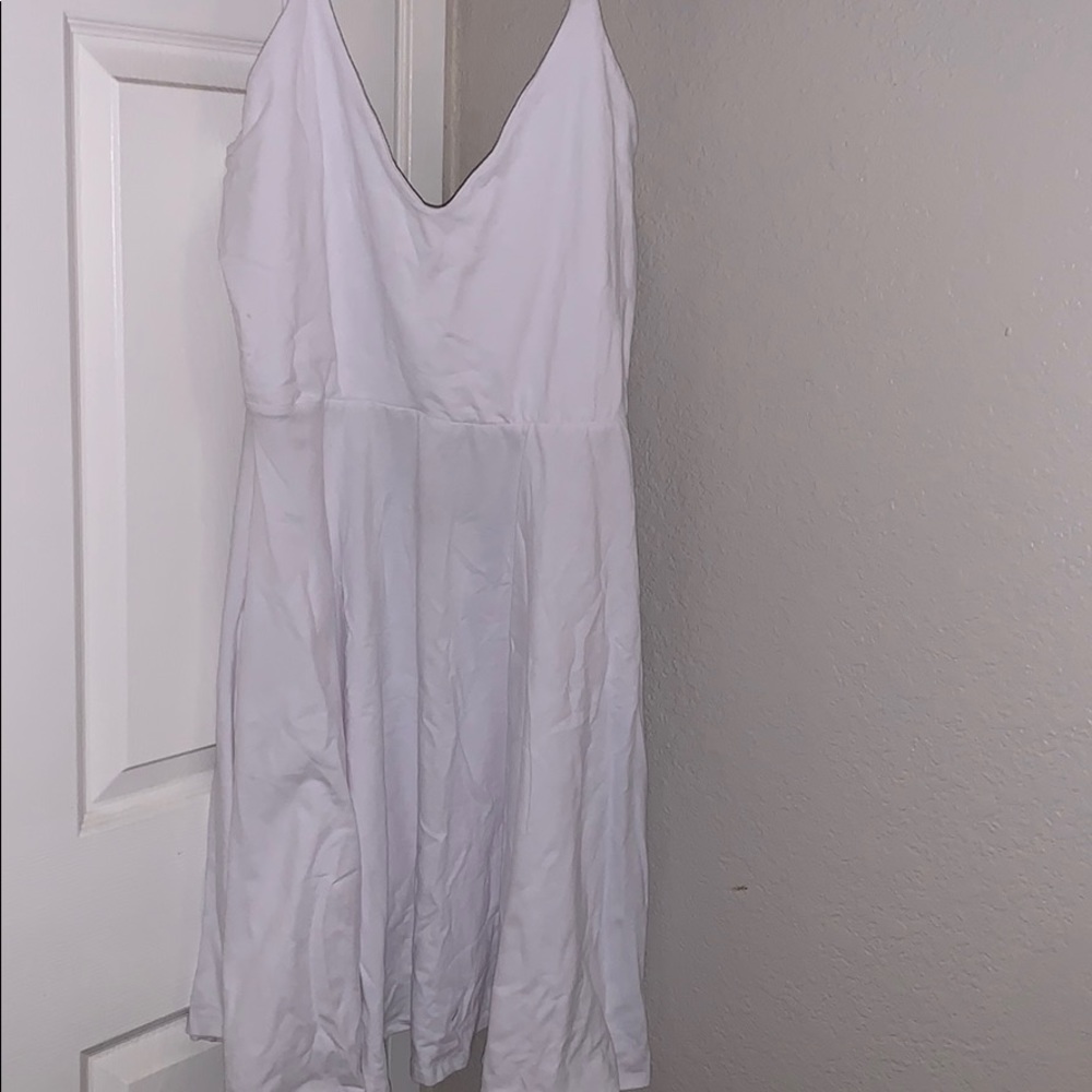 White A line dress